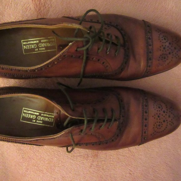 Mens Edward Green Bootmaker Cap Toe Dress Shoes main image 8
